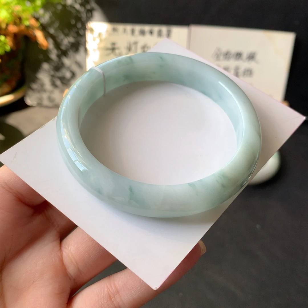 翡翠未镶嵌手镯16号57.5-10.5-7.0