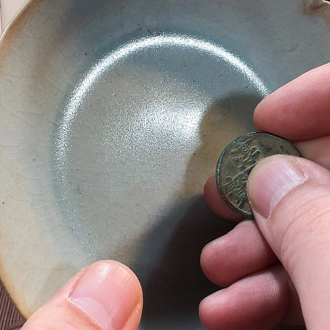 瓷片五大名窑瓷器摆件瓷片