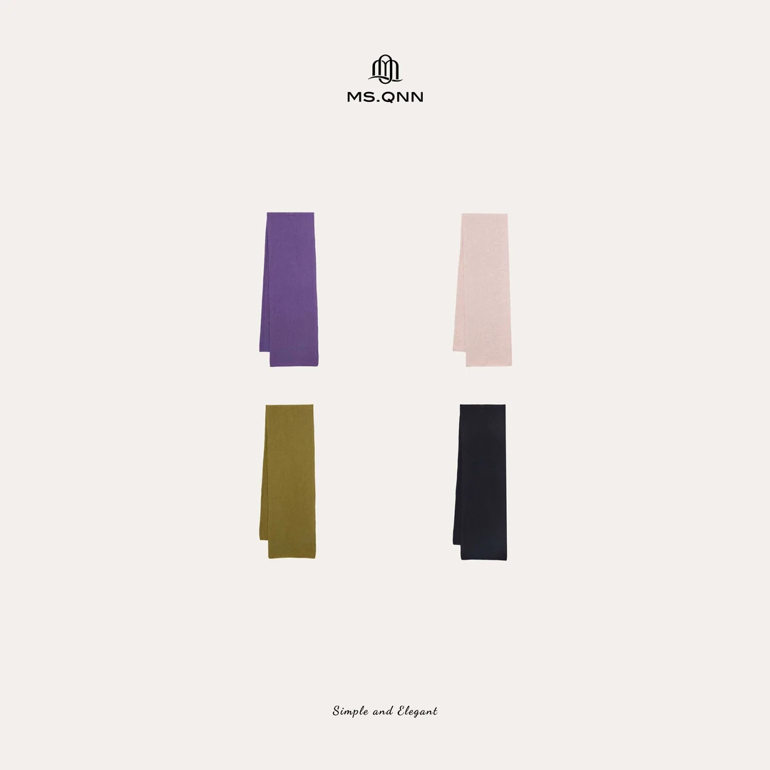 Ms.Qnn“彩色心情”UPW纯羊毛软糯保暖氛围感围巾 52S1502 Q姐