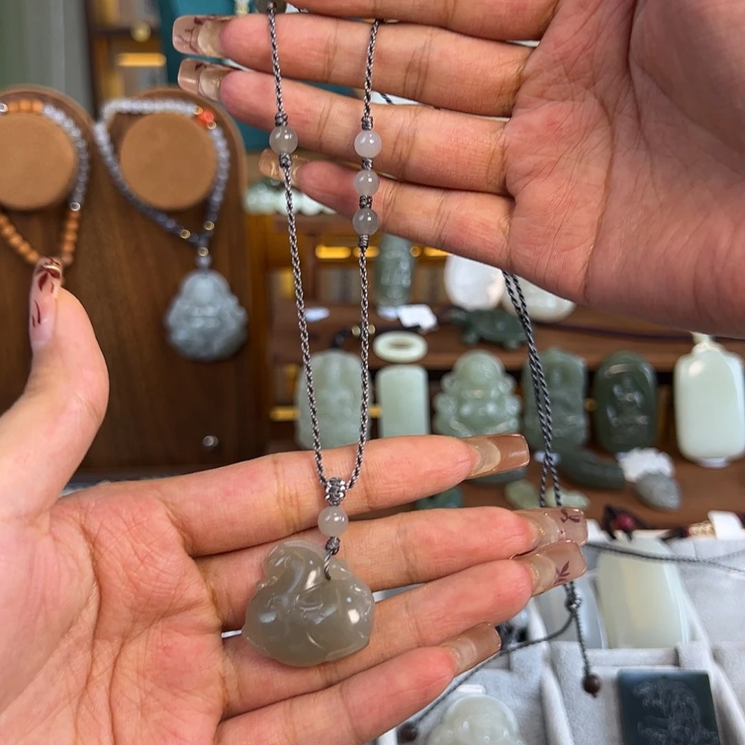 和田玉项链未镶嵌米*