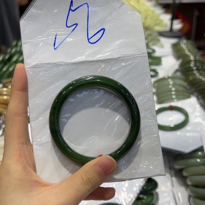 和田玉（糖玉）手镯未镶嵌金*街