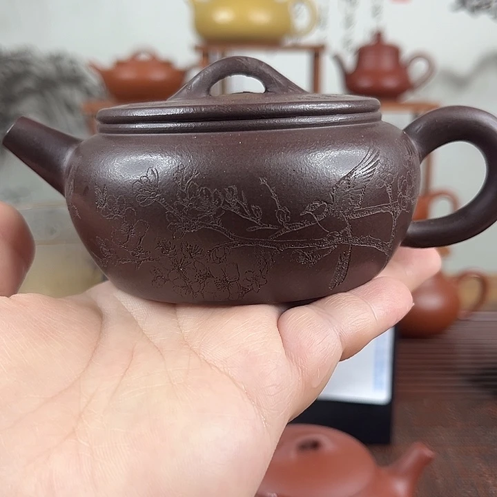 谜***海茶壶紫砂微瑕处理