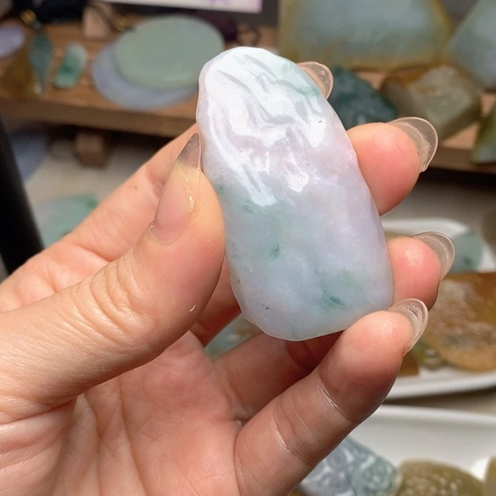 翡翠未镶嵌颈饰天然