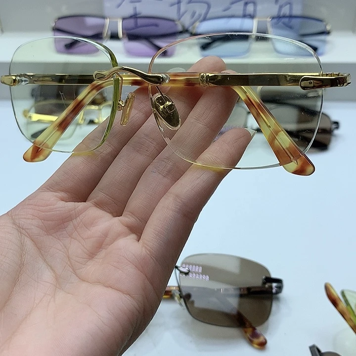 帝王绿竹叶青眼镜