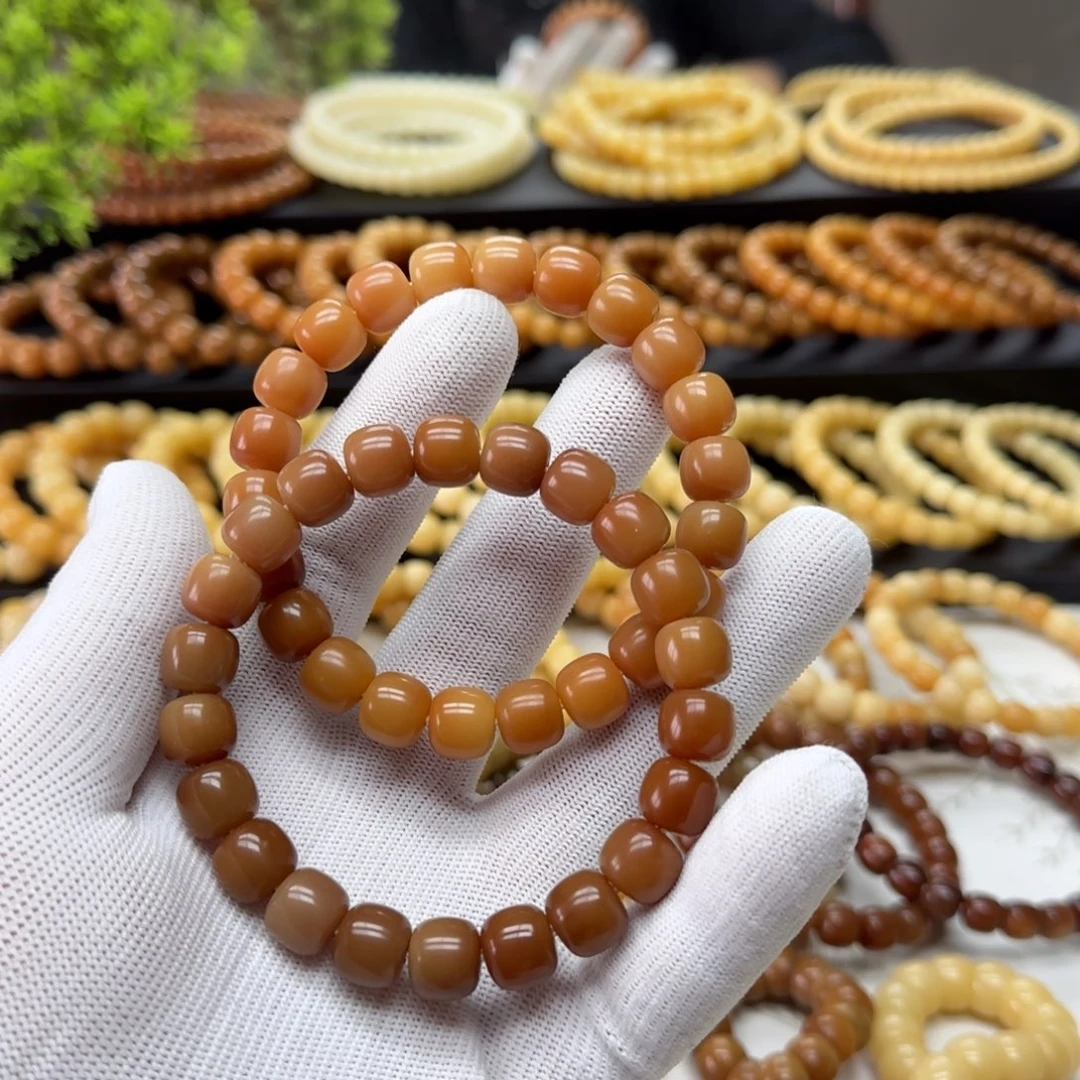 菩提根/象牙果手串10*11微瑕5年