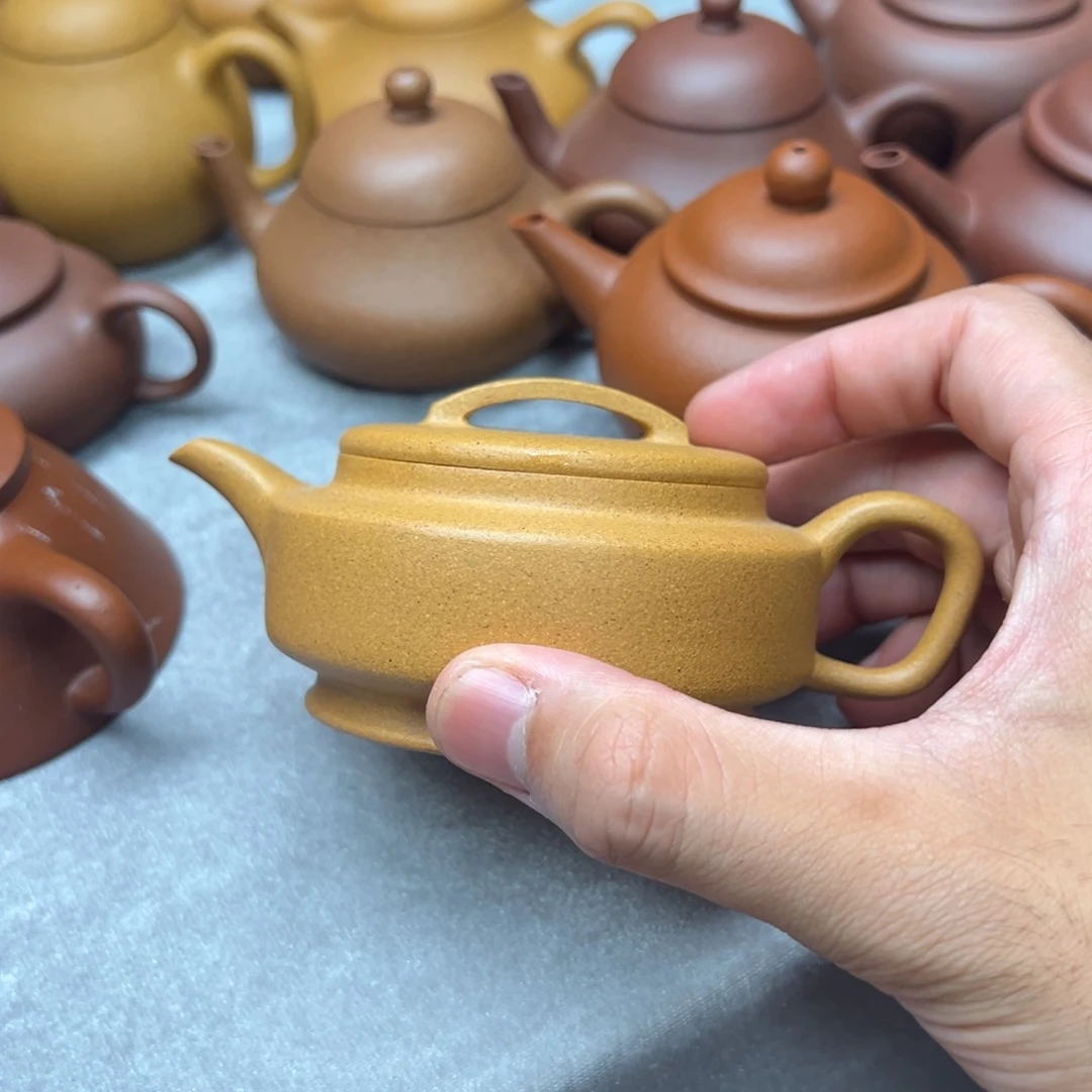 茶壶紫砂黄金段一片瓦140cc