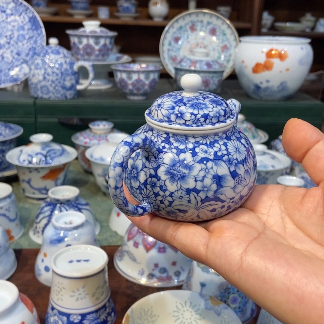 w雪山春晓万花手工壶