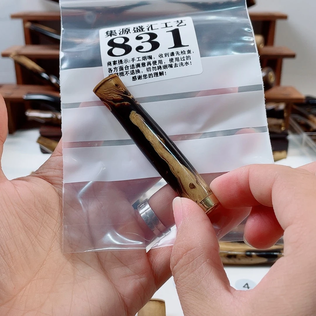 陳***刀橄榄核把件血柳烟嘴活性炭滤芯