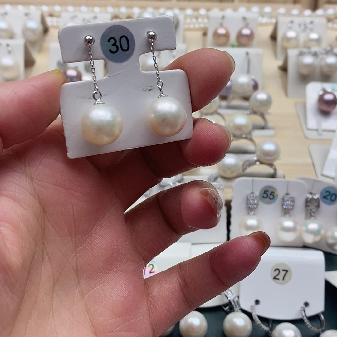 淡水珍珠颈饰银S925镶嵌