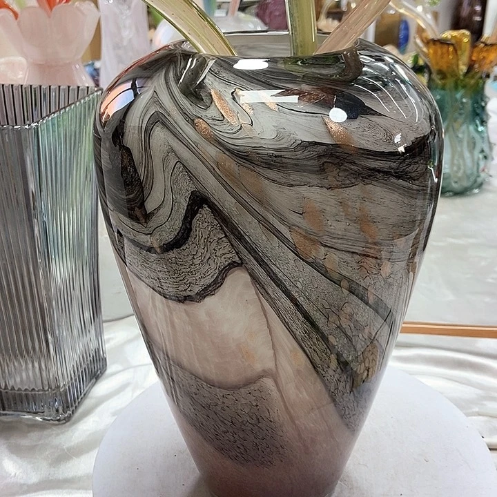 琉璃高度31厘米琉璃花瓶