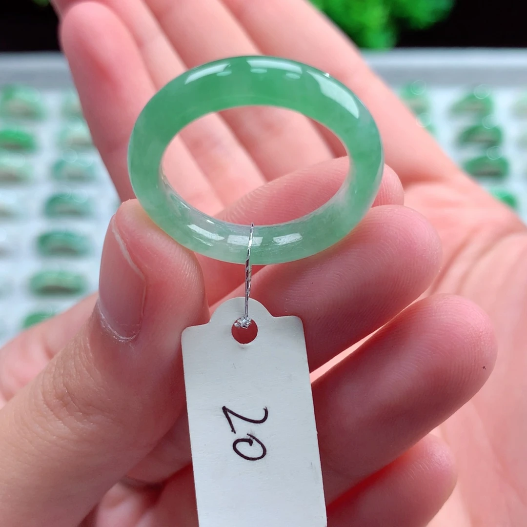 未镶嵌戒指翡翠普****锁天然