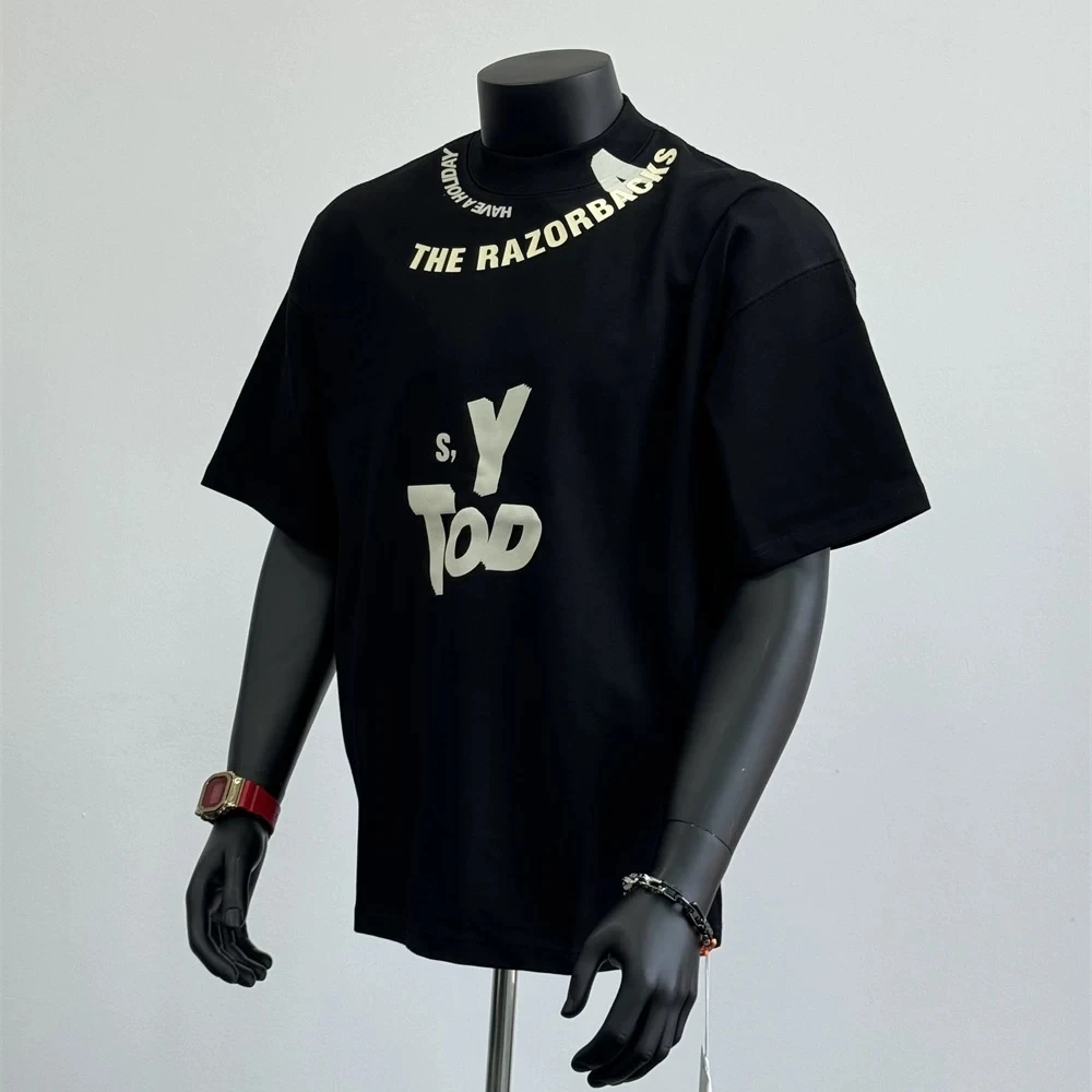 230克重磅纯棉短袖T恤2025新款美式高质量透气休闲百搭小圆领短袖