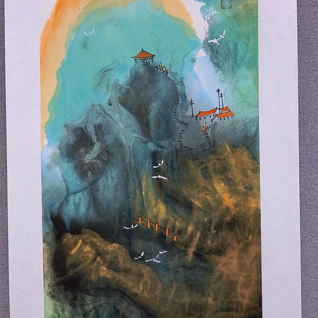 国画当代艺术，展览作品