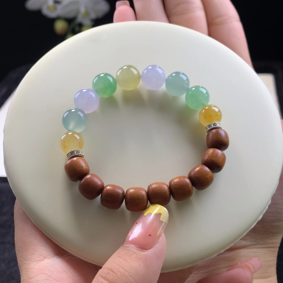 翡翠未镶嵌手串芳华