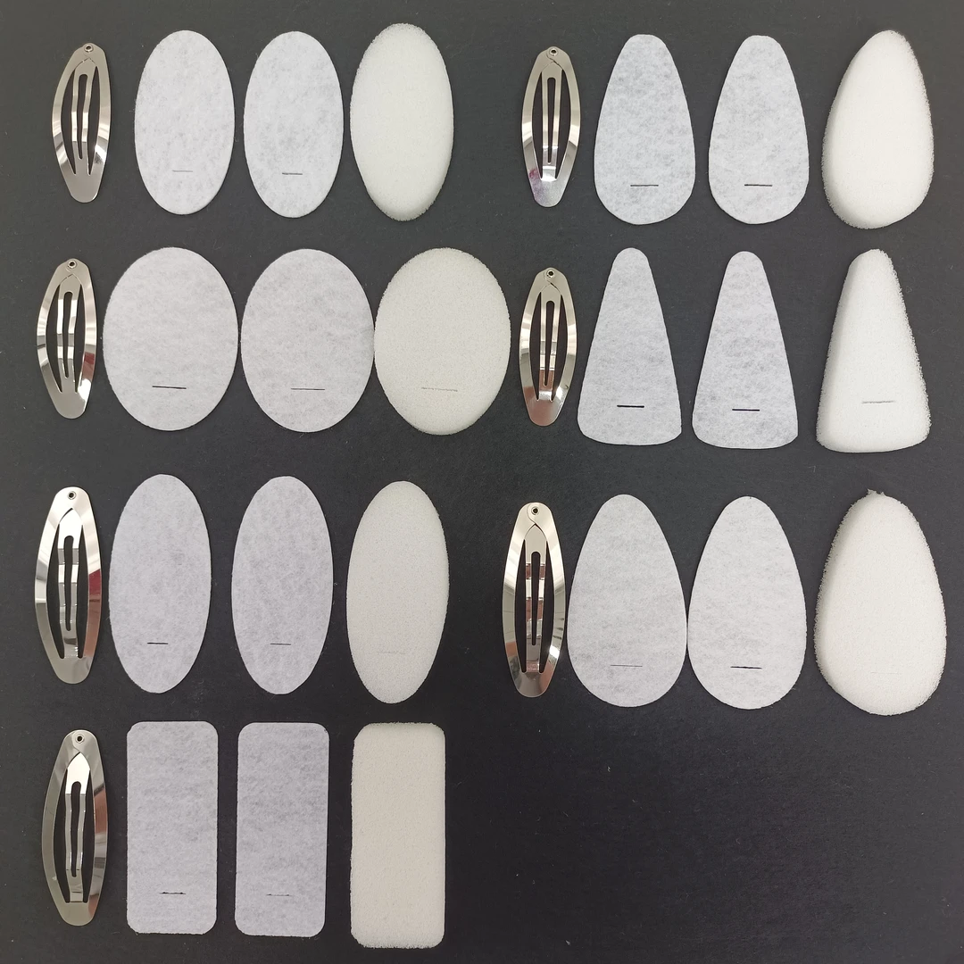 拜拜夹材料 不织布垫片 1CM海绵