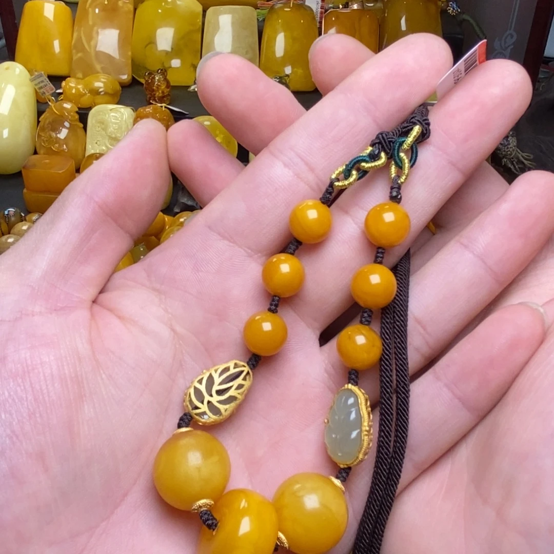 琥珀未镶嵌裸石蜜蜡