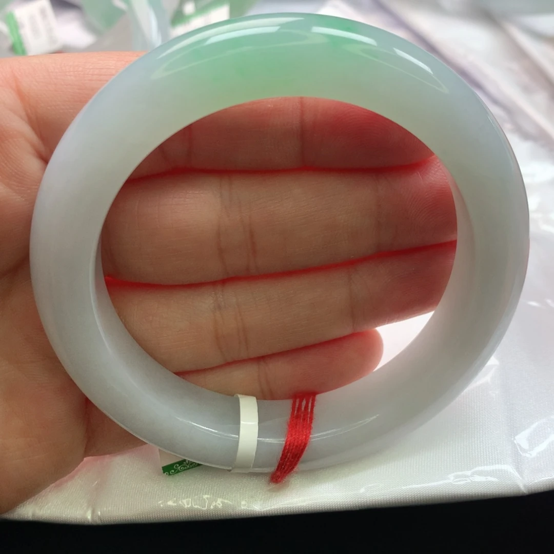 翡翠手镯未镶嵌缅甸翡翠5758