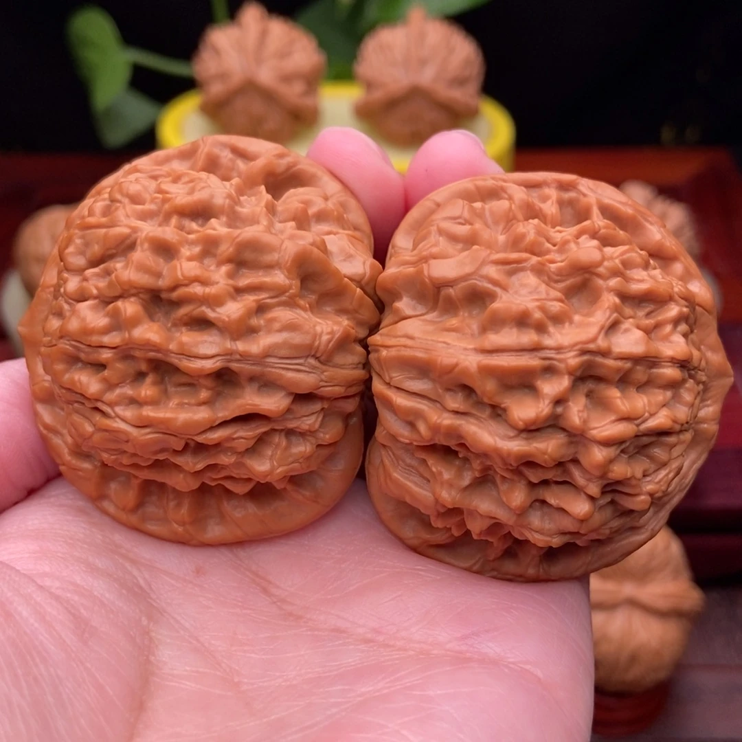 把件文玩核桃精品大官帽50