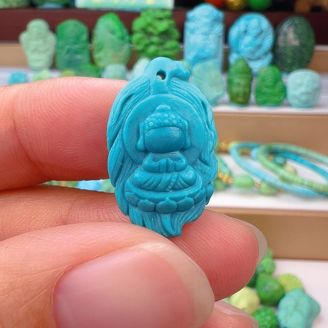 未镶嵌绿松石项链