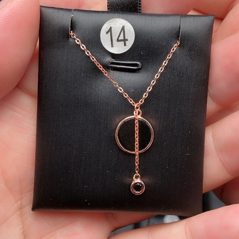 【闪购商品】颈饰银S925镶嵌翡翠