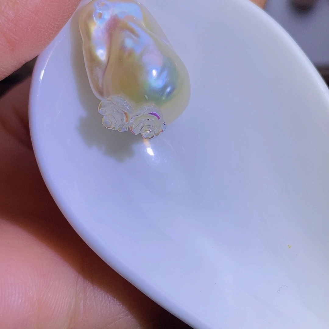 淡水珍珠淡水珍珠银S925镶嵌