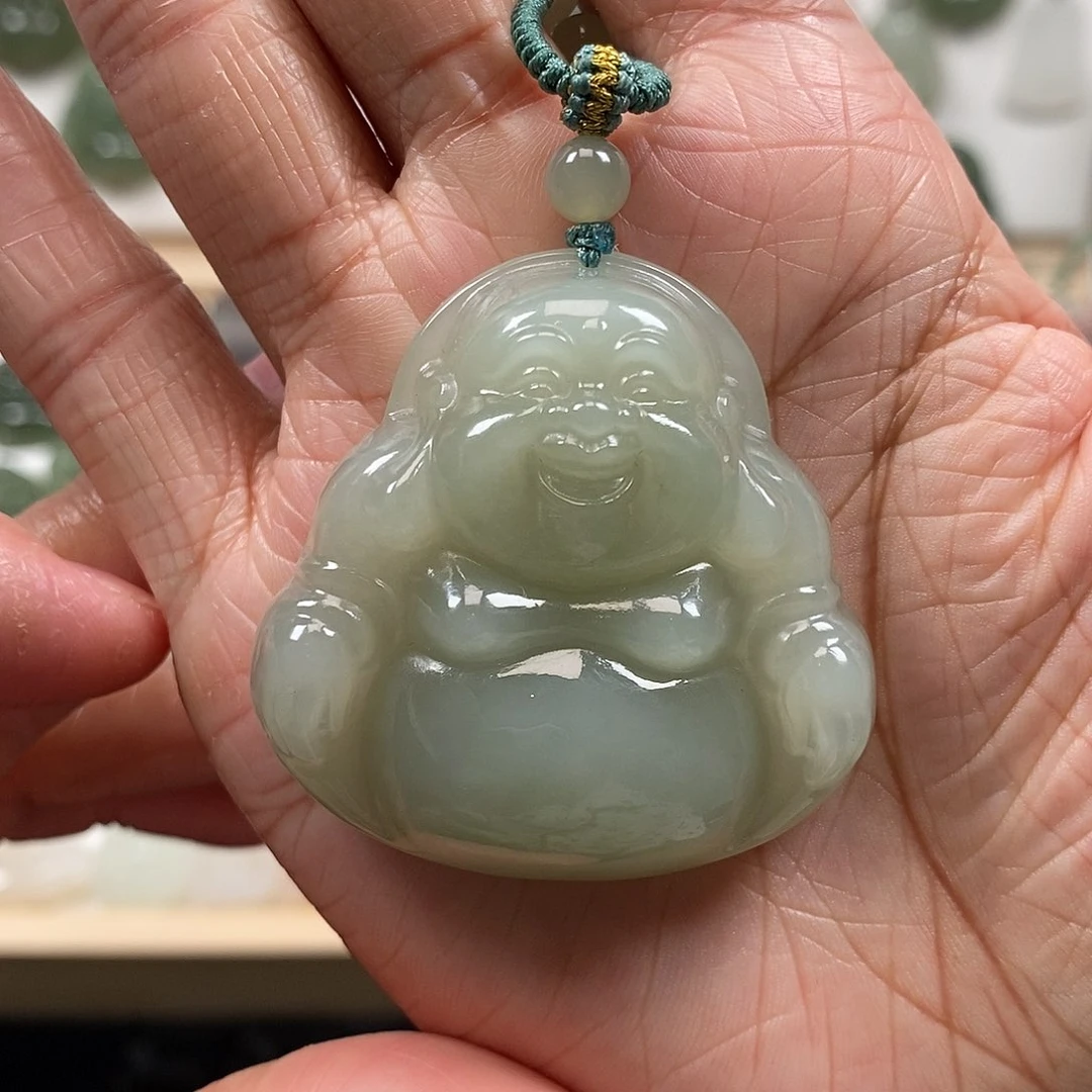 和田玉颈饰未镶嵌卡45