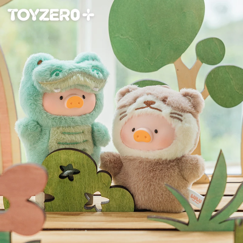 TOYZEROPLUS罐头猪LuLu动物派对-森林剧场胶脸指偶挂件盲盒【代拆】