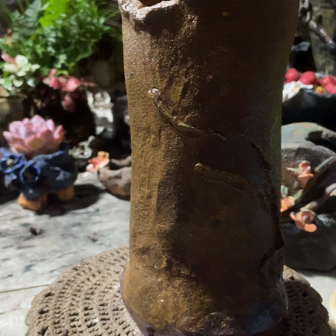 新店福利手工粗陶高温花盆