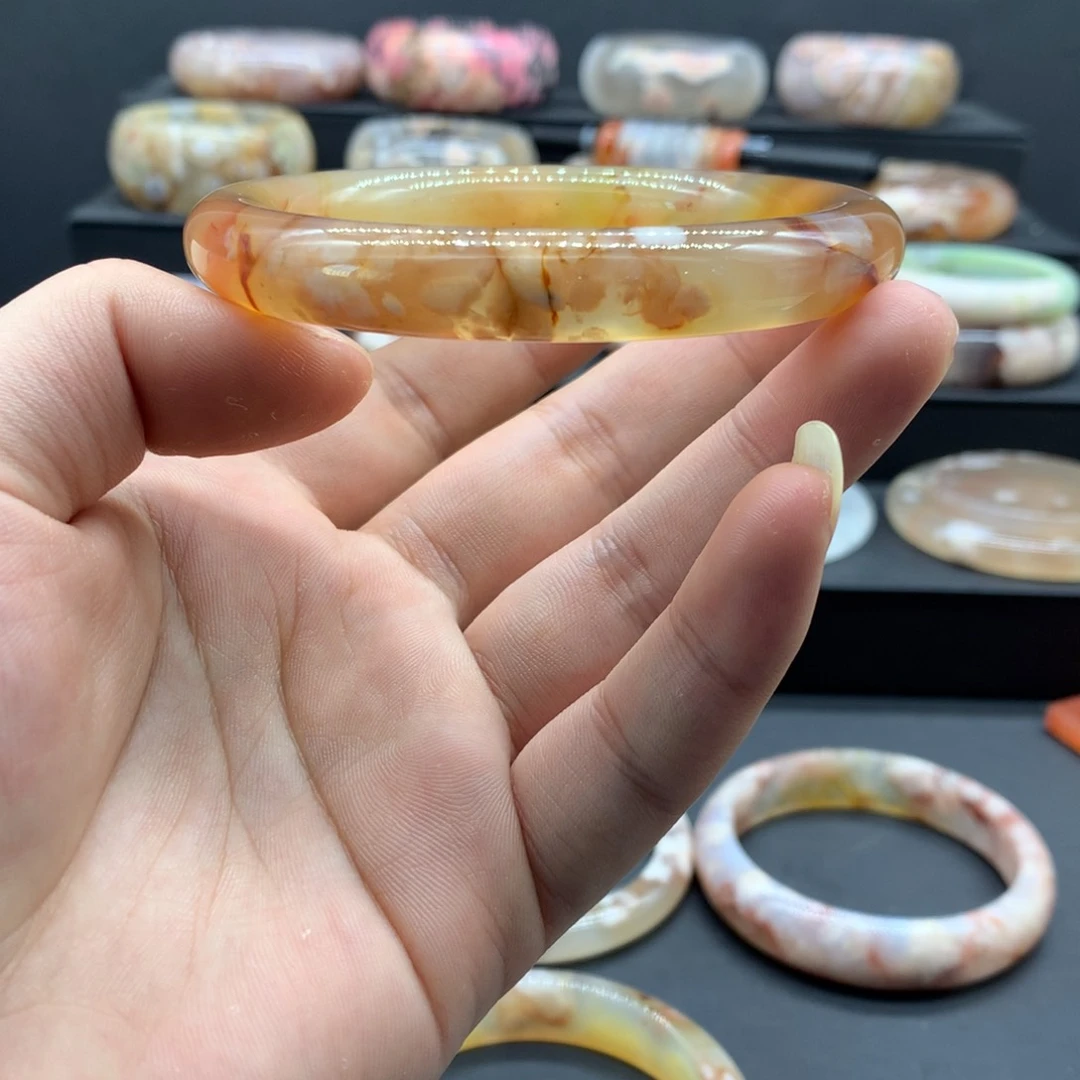 【闪购商品】玛瑙/玉髓手链未镶嵌乐*悠