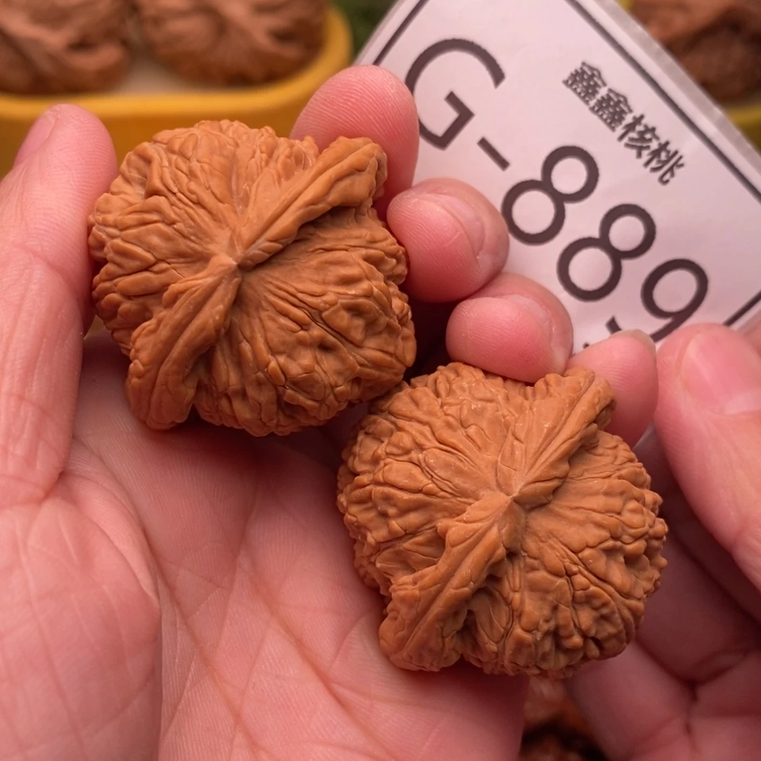 文玩核桃把件球白38