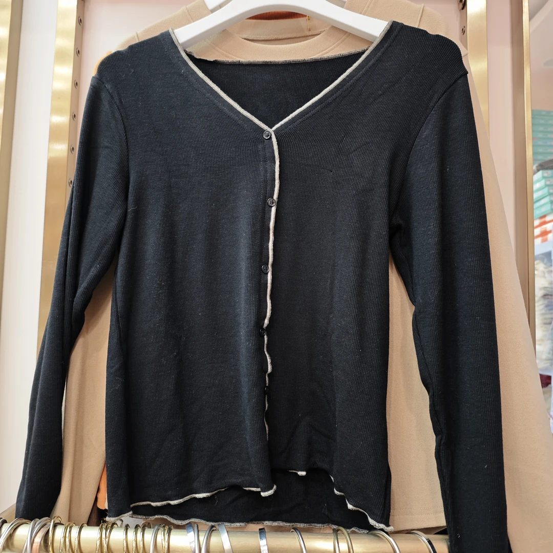 苏珊芬妮修身开衫打底衫女689