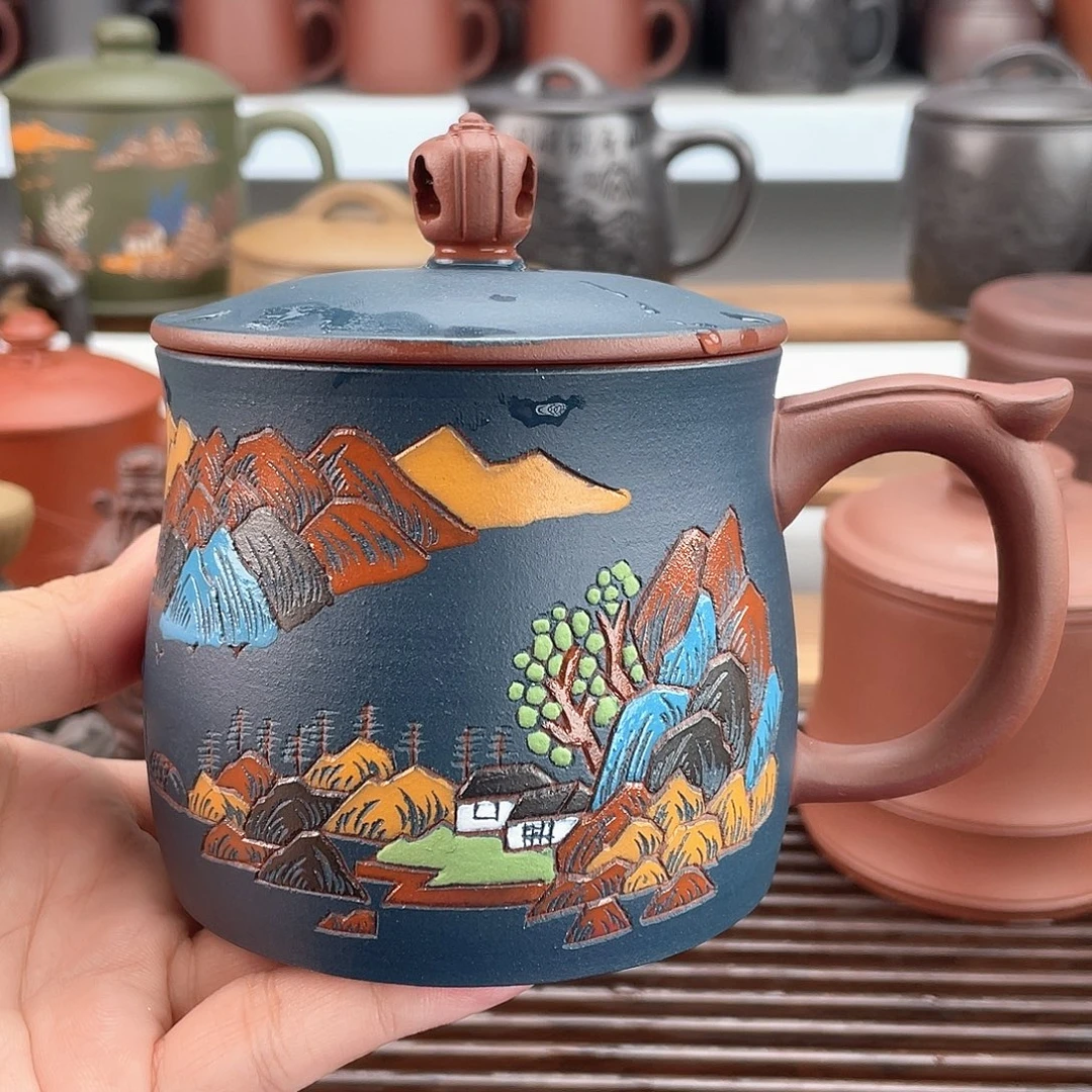 茶杯紫砂高档紫砂茶具套装