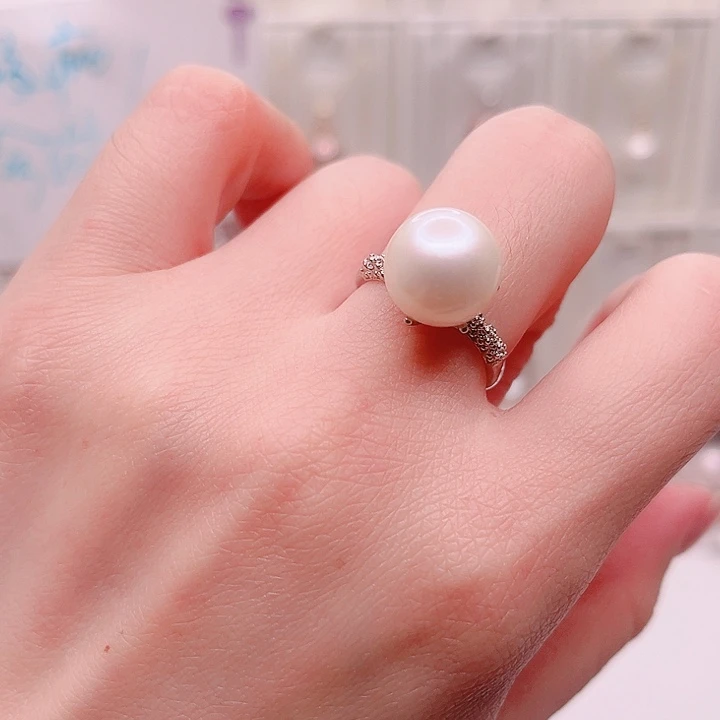 合金淡水珍珠吊坠(赠链)