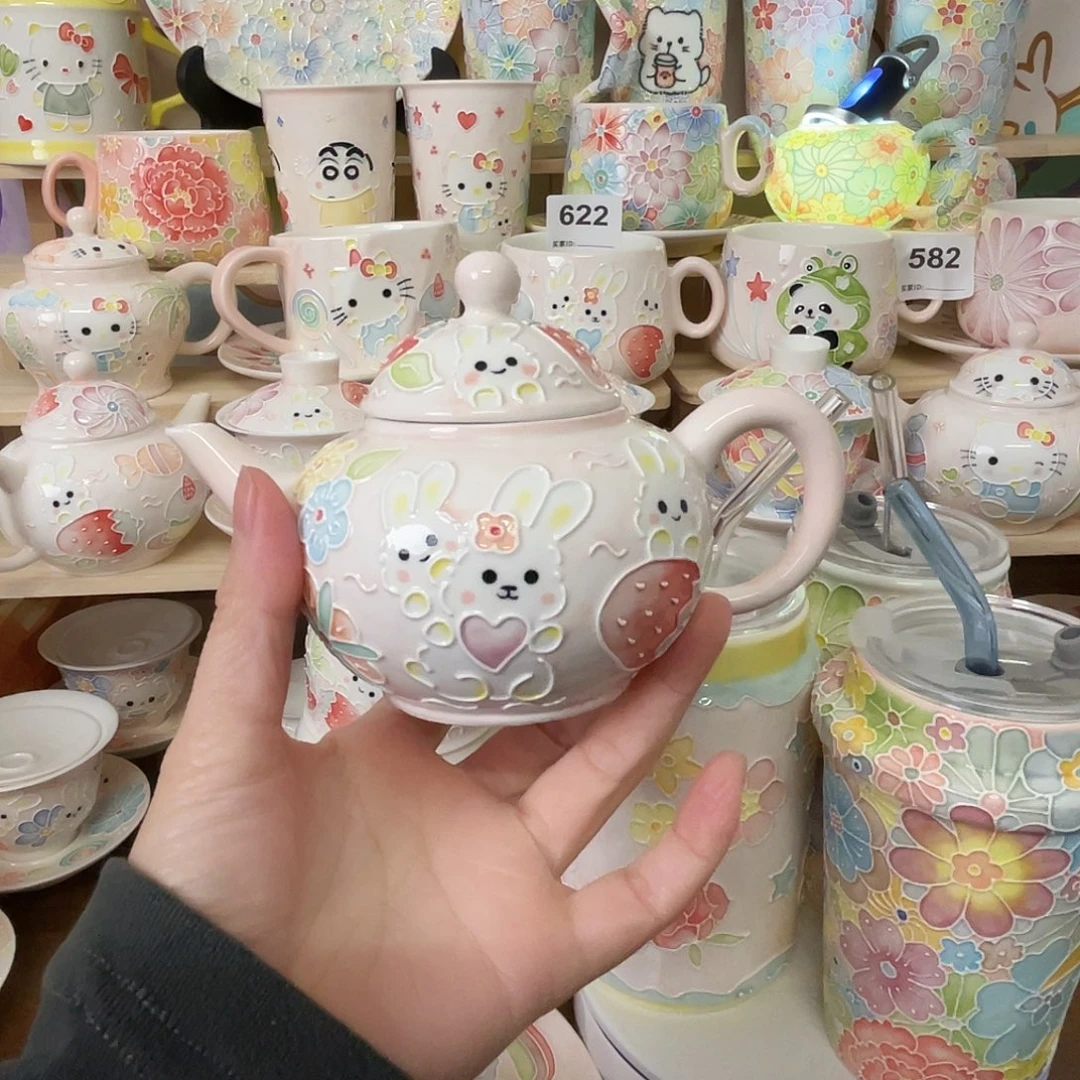 瓷片微瑕玉泥茶壶130号号号