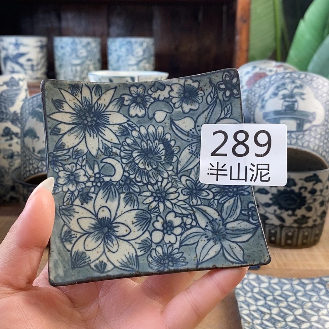 手工手绘青花高温陶瓷