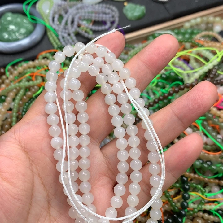 和田玉未镶嵌手链109