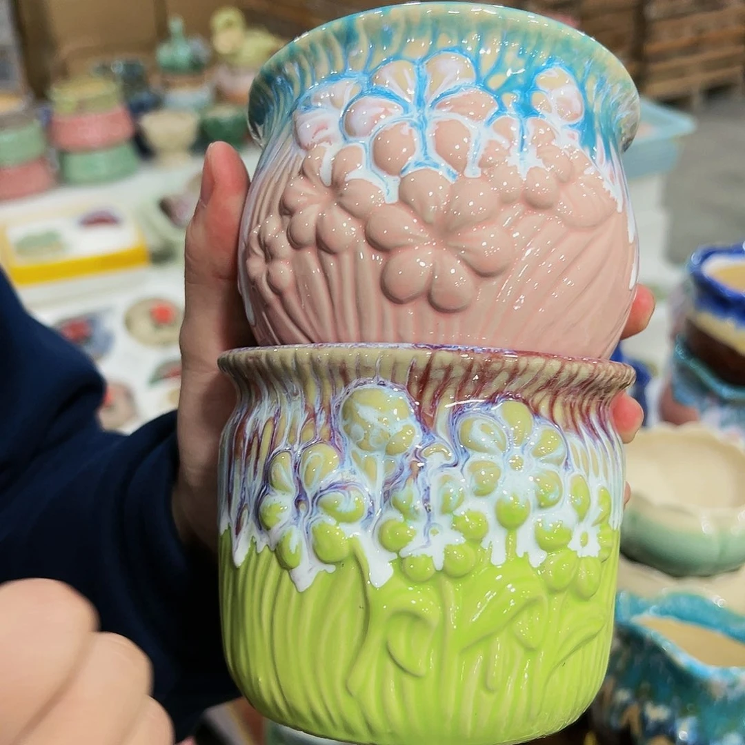 陶瓷高温陶瓷多肉花盆