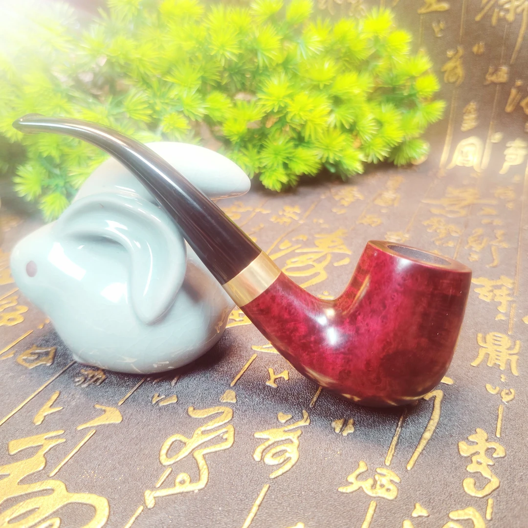 意大利进口石楠木烟斗弯斗3mm烟道