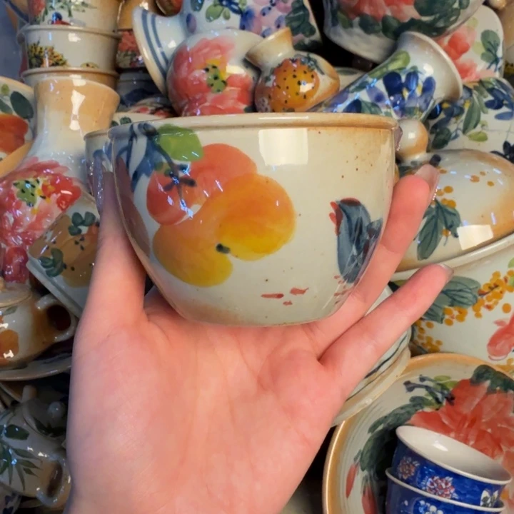 瓷片景德镇陶瓷手工手绘