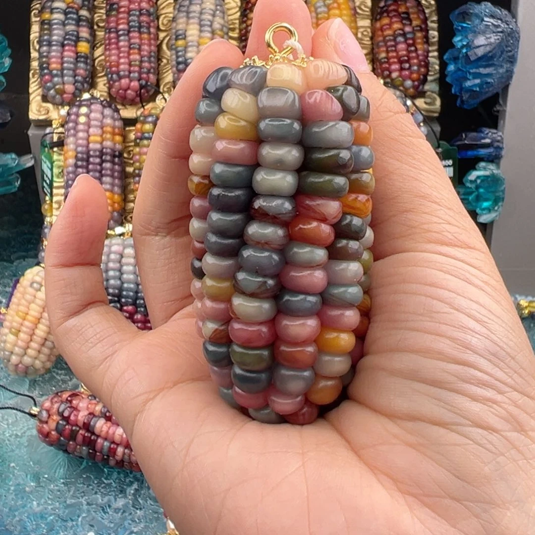 无非金属文玩玉米，一物一拍