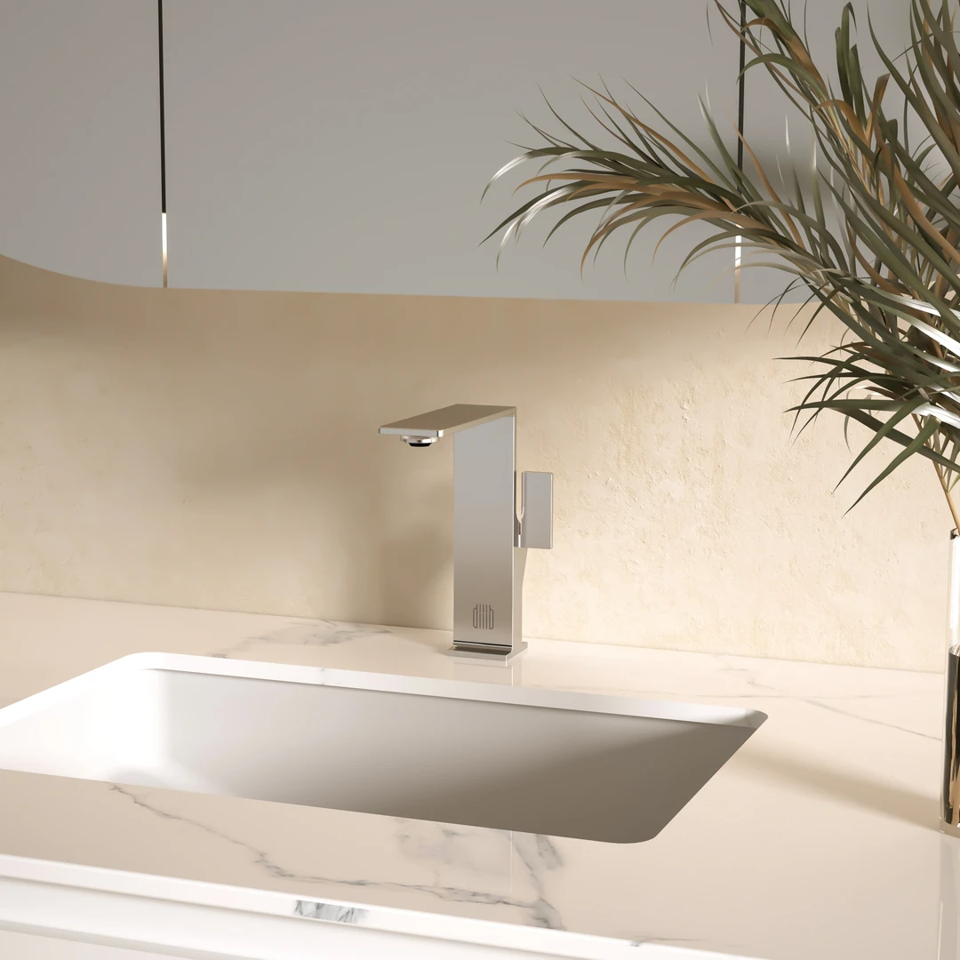 东格蝉翼面盆龙头冷热水管净铅铜材质洗脸盆卫生间家用龙头0293