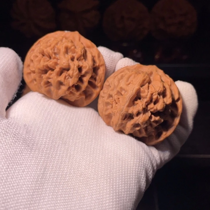 吊坠文玩核桃秦岭帝王官帽43