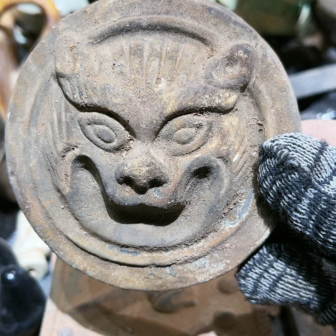 瓦当摆件茶台的一