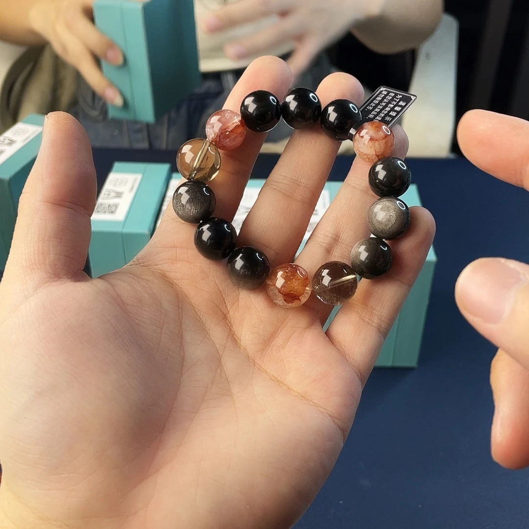 水晶手链银S925镶嵌