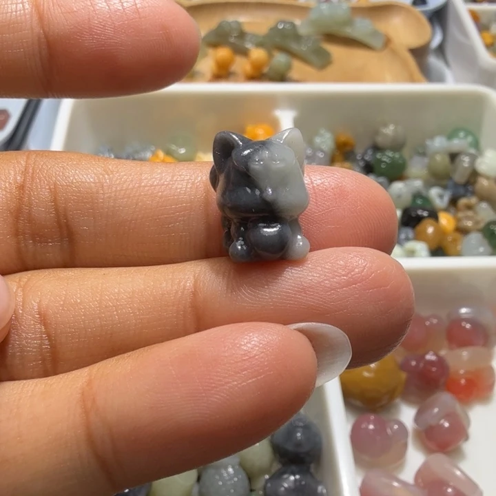 冷***调未镶嵌和田玉珠宝半成品