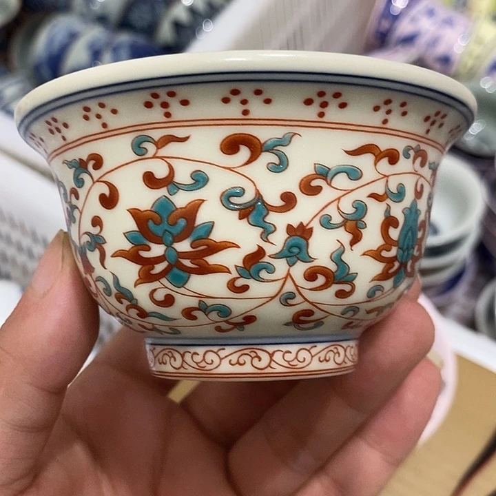 摆件景德镇陶瓷主人杯13455