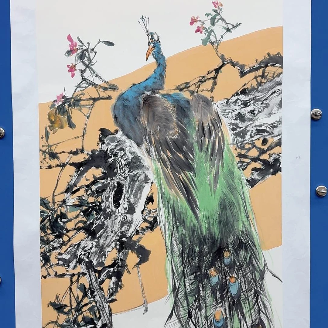 国画多次参加国内外大型