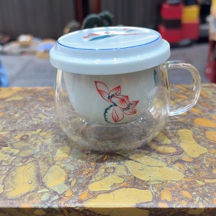 手绘个人杯一个，瓷。。。。