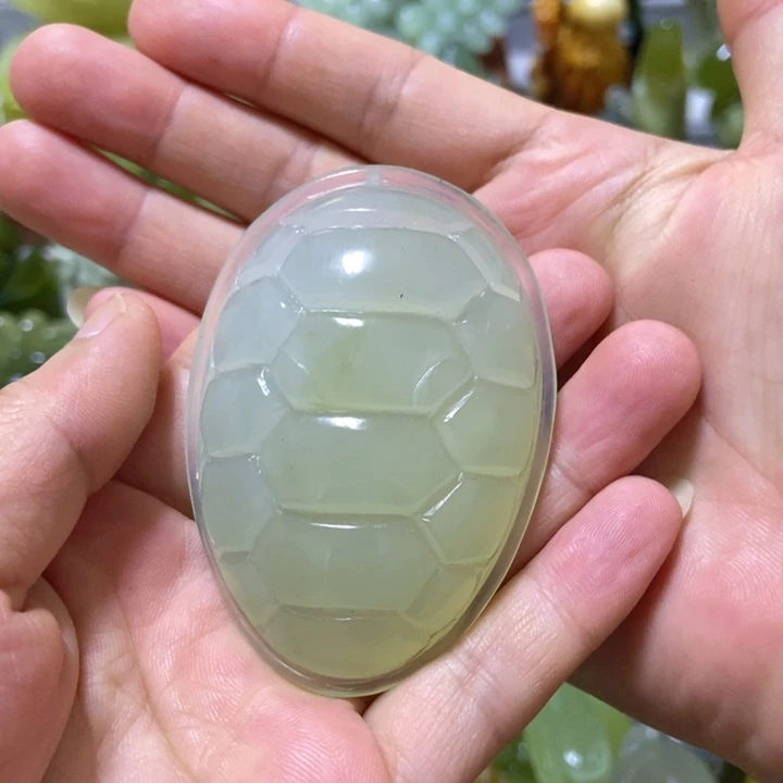 【闪购商品】未镶嵌蛇纹石玉把件