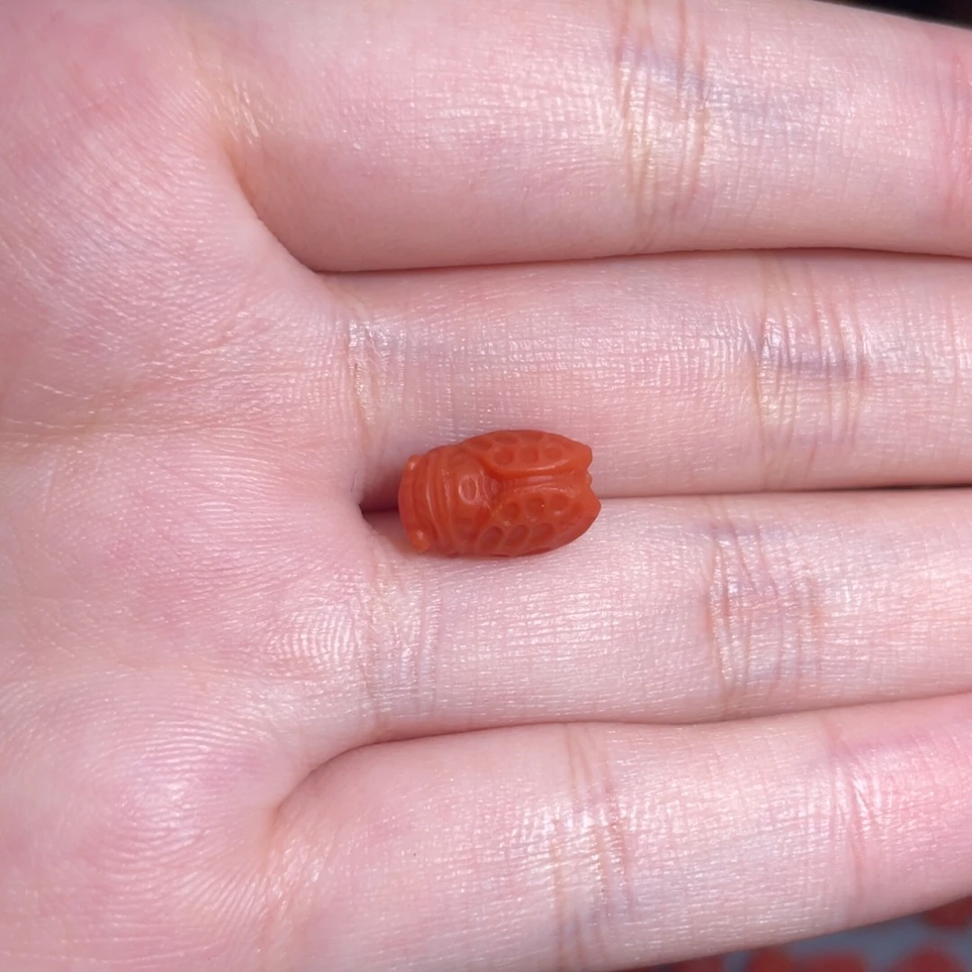 南红玛瑙一鸣惊人7mm+未镶嵌